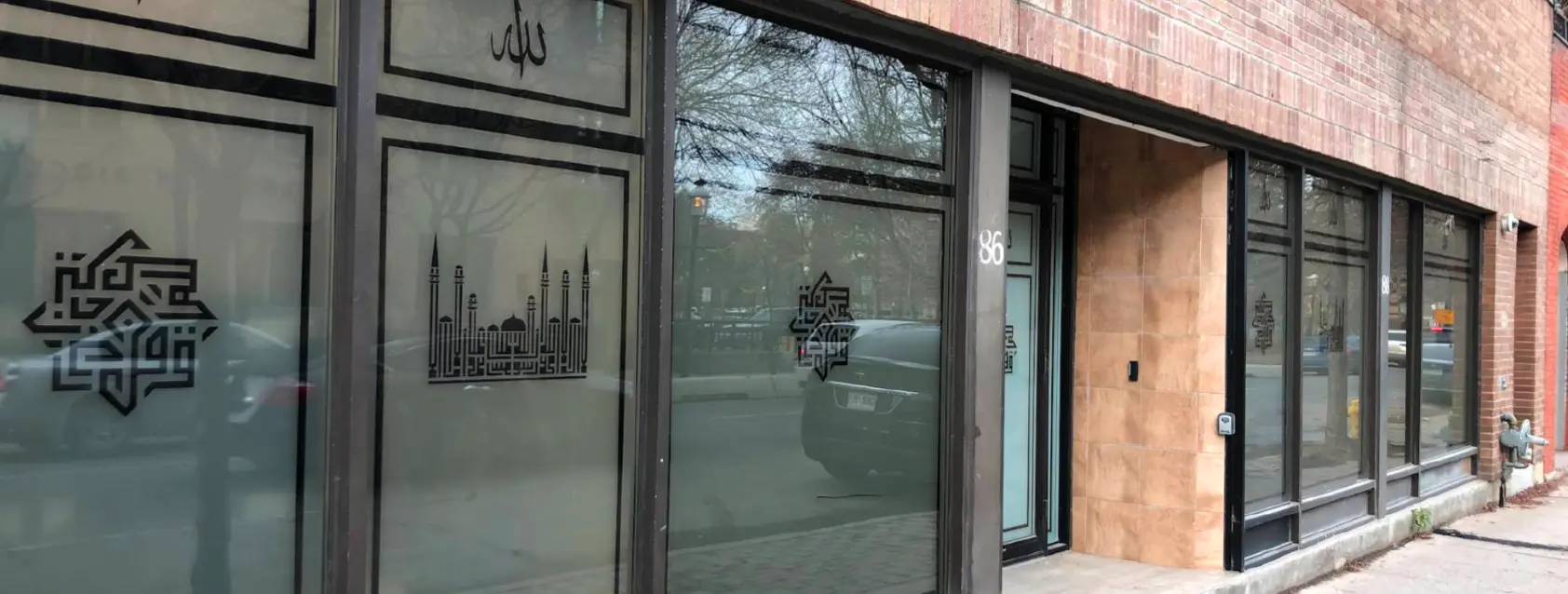 Exterior view of Masjid Toronto (Adelaide) Toronto building